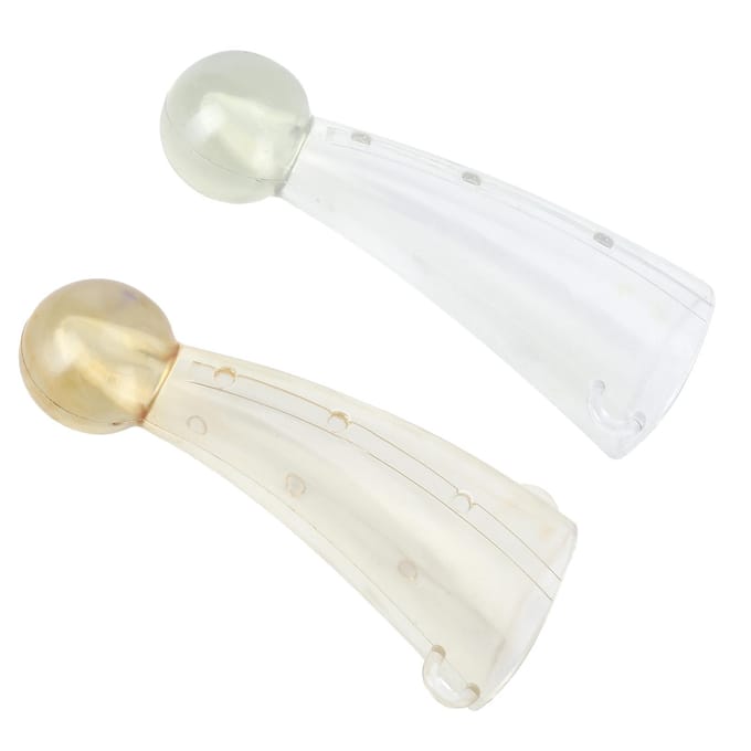 Siliconen Anti Vechthoorn Beschermhoes Beschermer Hoes voor Kalf Rund Stier Koe Boerderij Accessoire white
