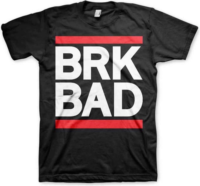 Breaking Bad Heren Tshirt -M- BRK BAD Zwart