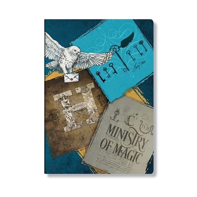 Paperblanks cahier, harry potter: moments of magic, softcover, a6, grid