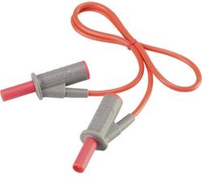 VOLTCRAFT MSB-501 Veiligheidsmeetsnoer Banaanstekker 4 mm Banaanstekker 4 mm 0.50 m Rood 1 stuk(s)