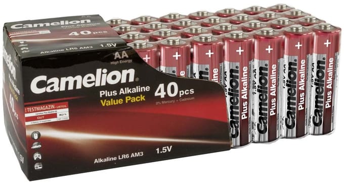 Camelion Alkaline Mignon (AA) Plus batterijen - 40 stuks
