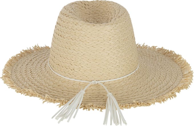 J-Line Hoed +Touw+Kwast Papier Naturel