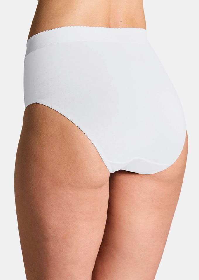 Corrigerende slip in een set van 7 - wit - Gr. 48 van Goldner Fashion