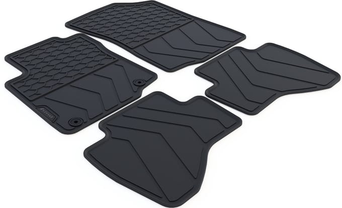 Rubber Automatten geschikt voor Citroën C1 - Bouwjaar: 2009-2014 - Originele pasvorm - 4-delig