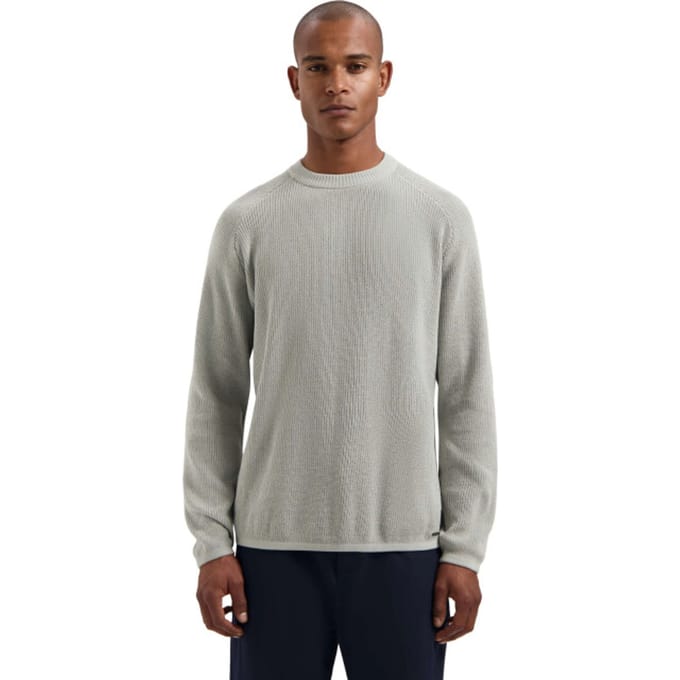 Dstrezzed Ds-chenille Crewneck Ghost Grey Größe: M | Pullover Outlet | Herren | Grau