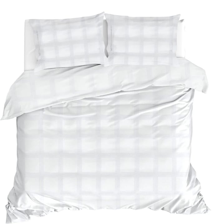 Linolux Dekbedovertrek Quadrant White 1 persoons