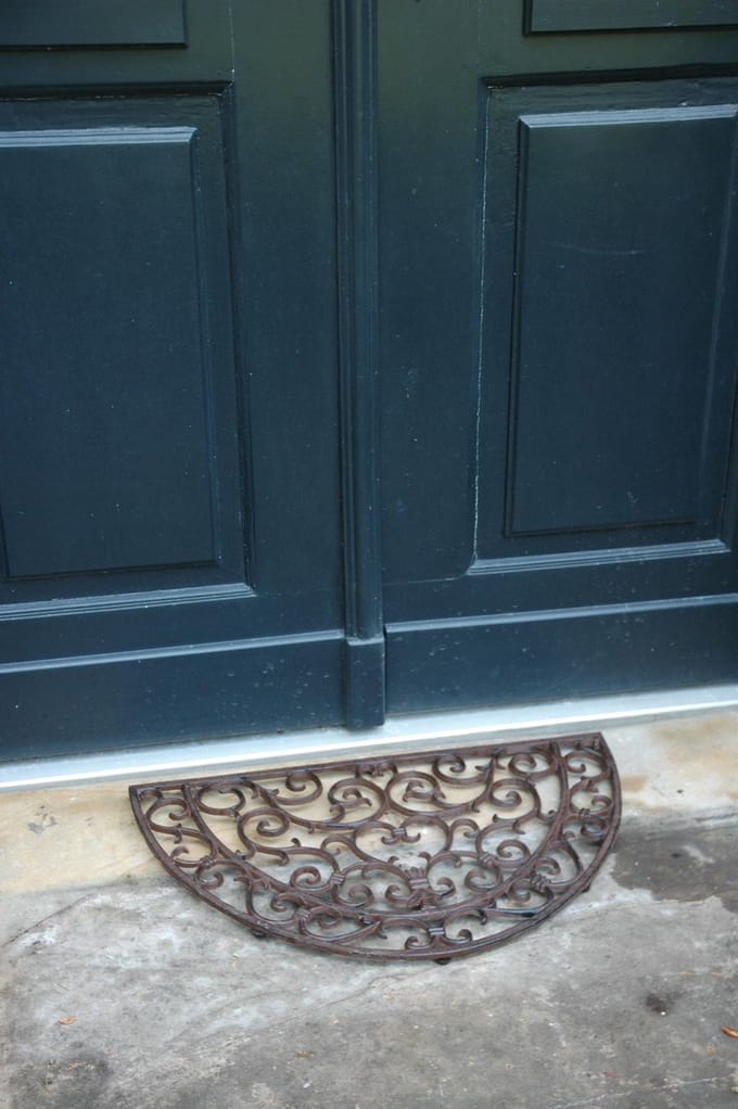 Esschert Design | Deurmat halfrond | gietijzer | 67x40cm