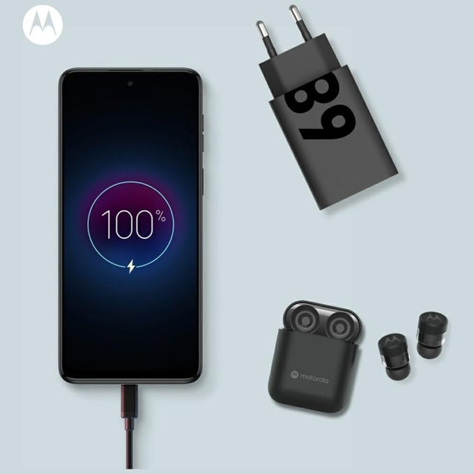 Motorola USB-oplader 68 W USB-C USB PD 3.0 Zwart USB Power Delivery (USB-PD)