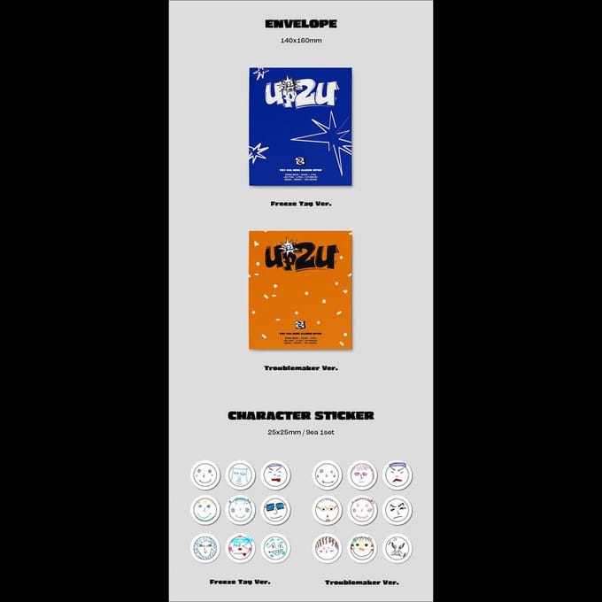 TO1 4e mini-album 'UP2U' Troublemaker orange