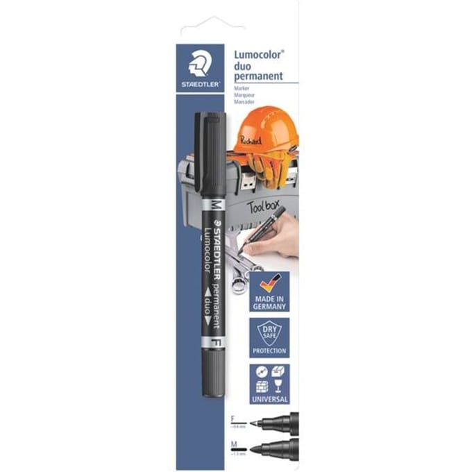 Staedtler Lumocolor permanent duo 348 permanente marker 1 stuk(s)