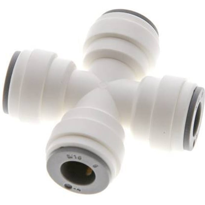 5/16'' Cross POM Insteekfitting FDA EPDM [2 Stuks]