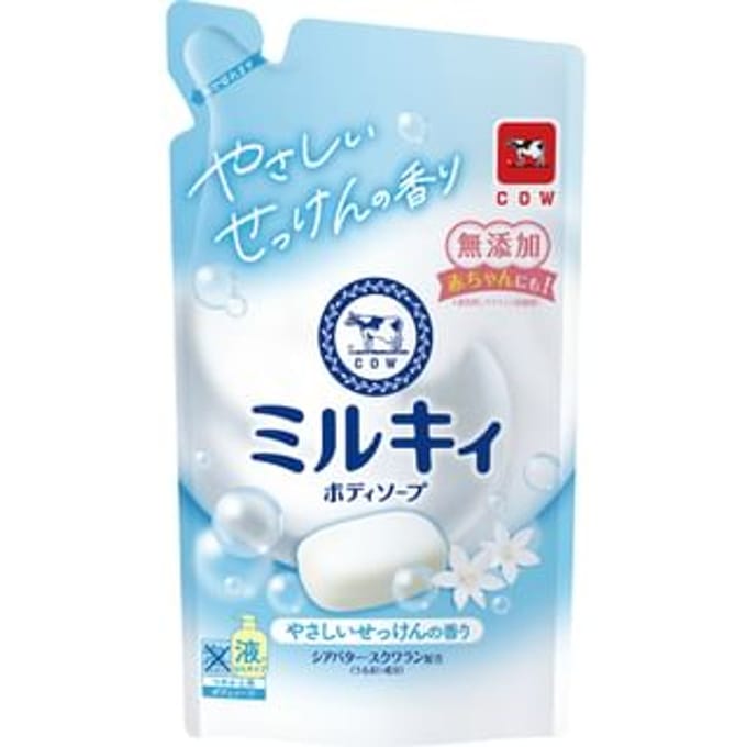 Cow Brand Soap - Milky Body Soap Soap - 360ml Refill