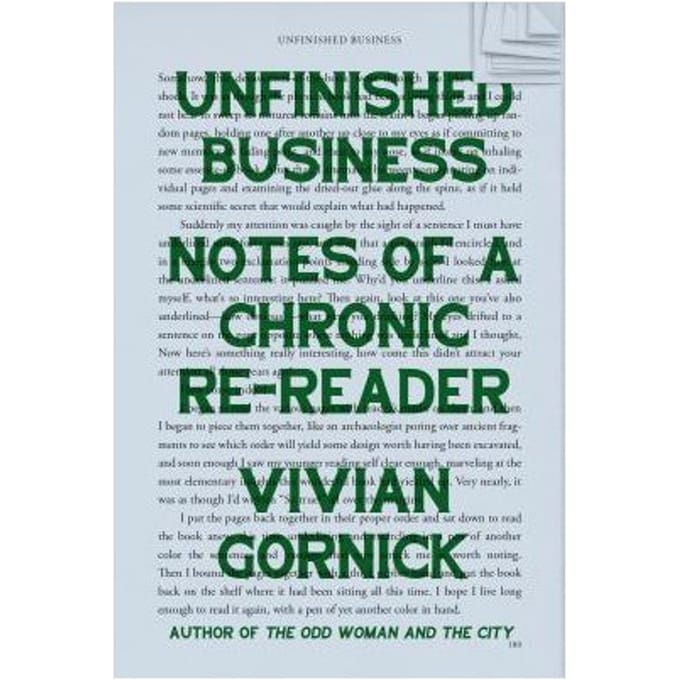 Unfinished Business - Vivian Gornick