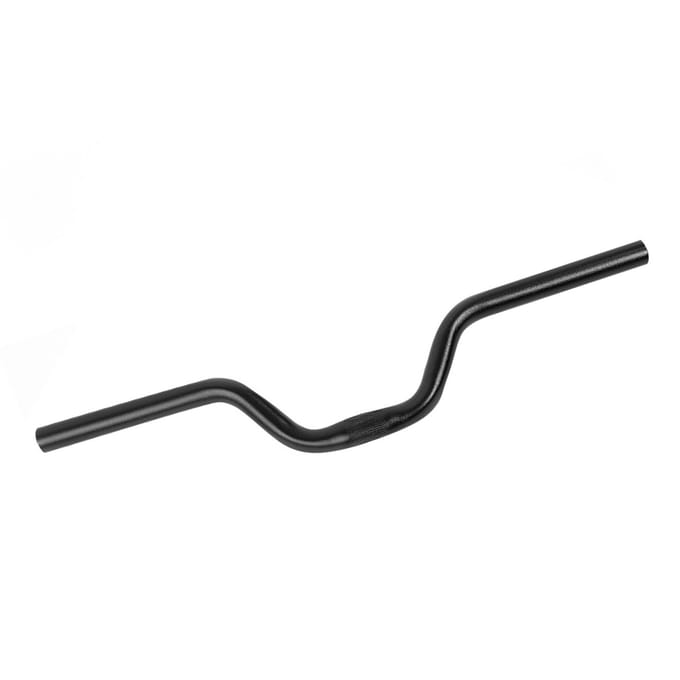 Aluminium fiets fixed gear riser bar stuur 25,4 mm * 520 mm (zwart) black