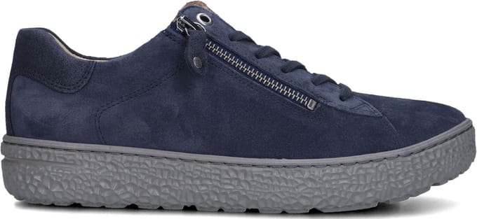 Hartjes Combi Met Hiel Suede H Ls Sneaker Sneakers Dames - Blauw - Maat 42,5