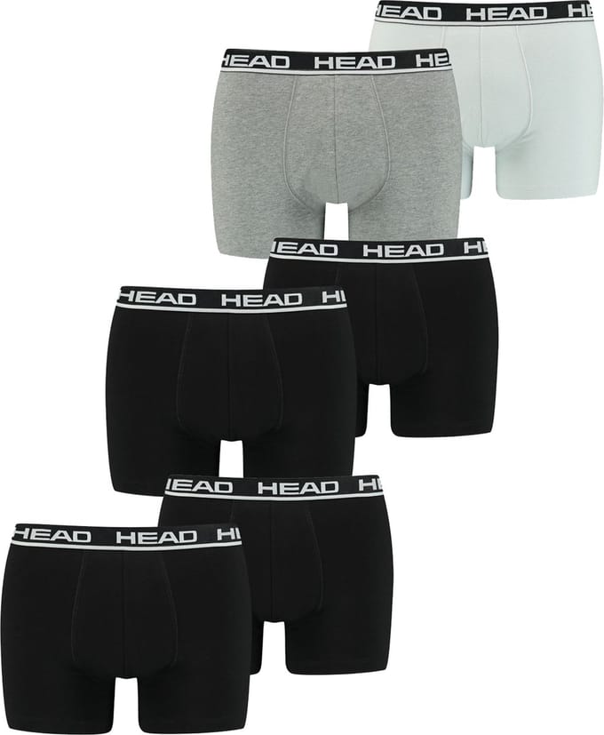 HEAD Heren Boxershorts HEAD BASIC BOXER 6er Pack Veelkleurig L
