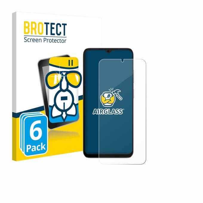 Screenprotector 6 Stuks voor Doogee Note 56X Pro Beschermglas transparant