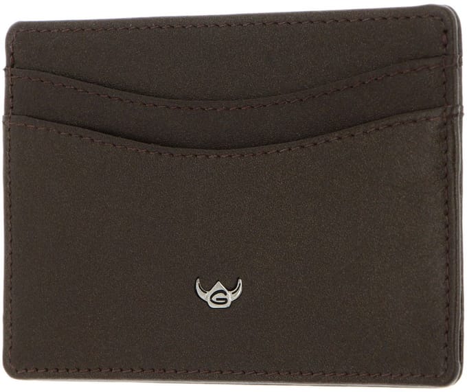 Golden Head Leren kaarthouder Valencia RFID Protect Kartenetui 4448 Bronze donkerbruin