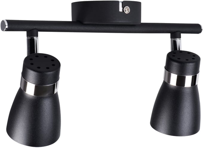 ENALI 2 - wandlamp - plafondlamp spot - incl LED - zwart