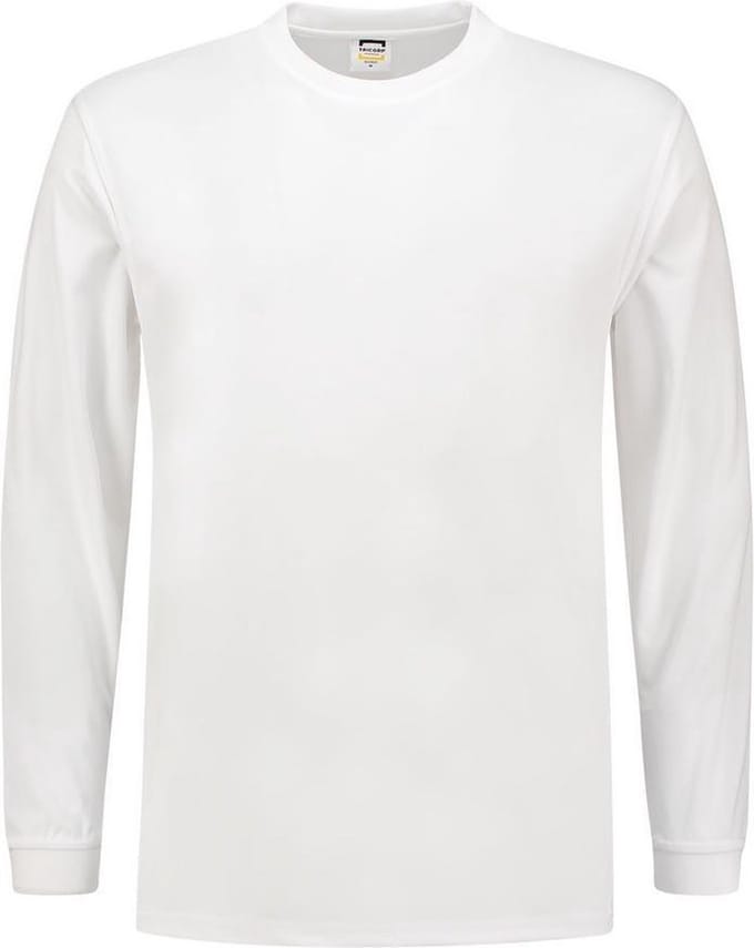 Tricorp 102005 T-Shirt UV Block Cooldry Lange Mouw - Wit - XS