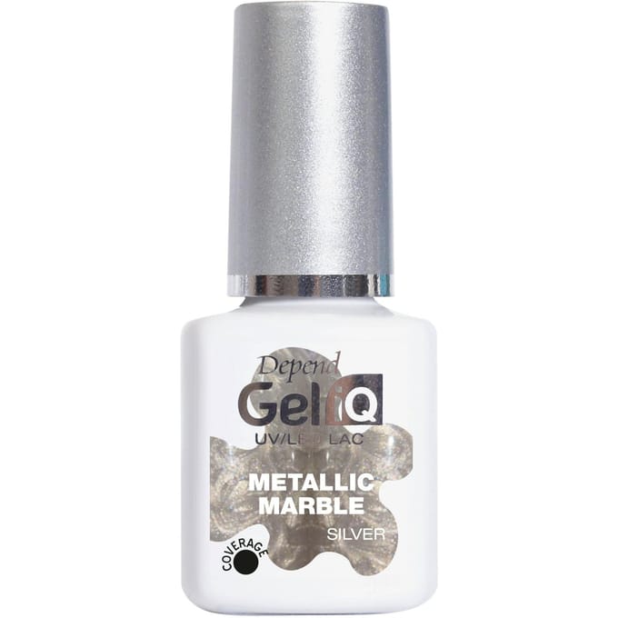 Depend GeliQ Metallic Marble Silver 5 ml