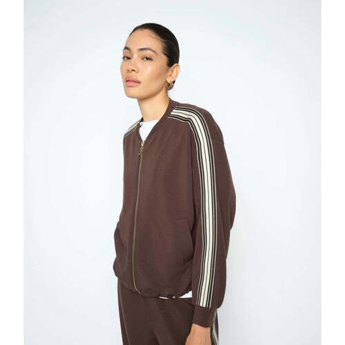 Blazer Mos Mosh Ardie LS Zip Sweatcardigan Marrón Chocolate