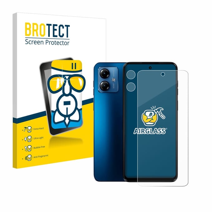 Screenprotector voor Motorola Moto G14 (Voor+Camera) Beschermglas transparant
