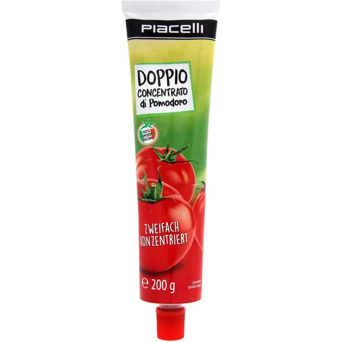 Piacelli Dubbel Geconcentreerde Tomatenpuree in een Tube 200 g