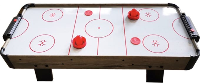 TopTable Topper Ice Wood - Tafelmodel Airhockey