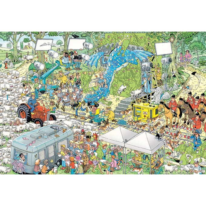 Jan van Haasteren - De Filmset - 2000 stukjes puzzel