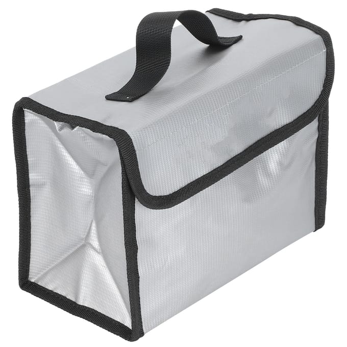 34 Lithium Batterij Veilige Tas Algemeen Explosiebestendig Brandwerend Lipo Batterij Beschermtas gray