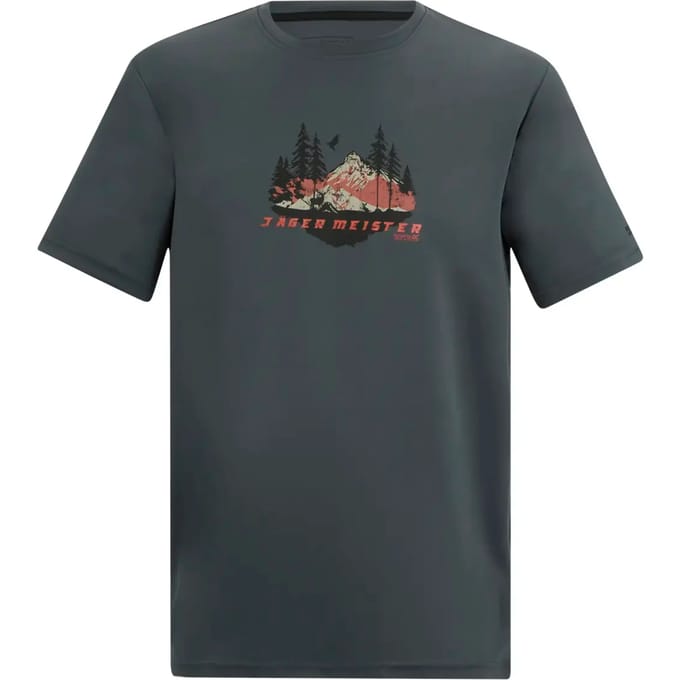 Heren Fingal T-shirt met korte mouwen en slogan