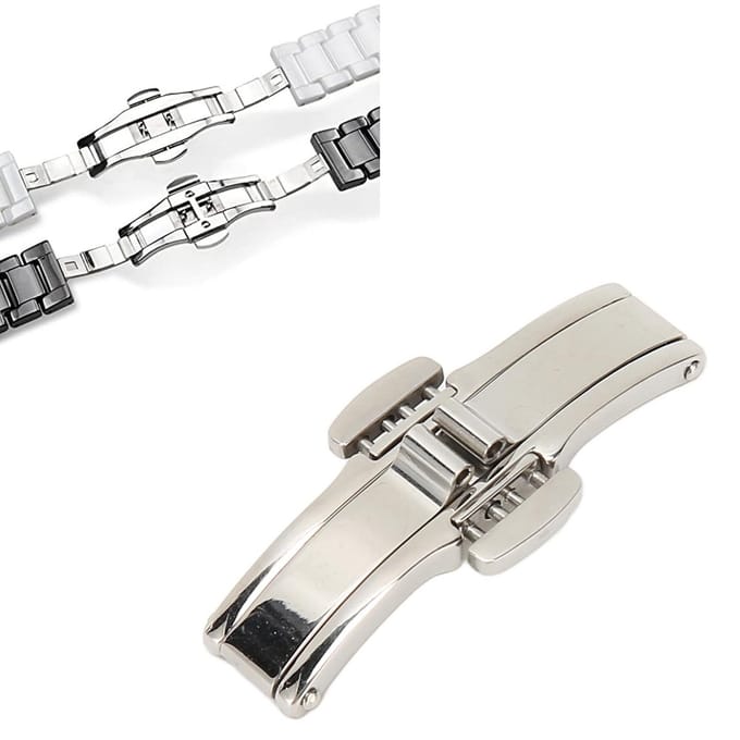 Dailygoods- Vlindersluiting Roestvrij Staal - Reservegesp