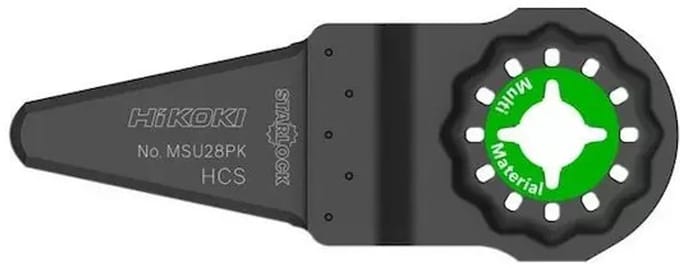 Hikoki MSU28PK - Multitool Accessoire - Starlock Bevestiging - 28mm Zeer Precisie - Hoogwaardig Staal
