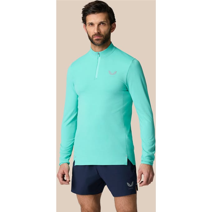 Zone Training Kwartrits Top - Licht Aqua