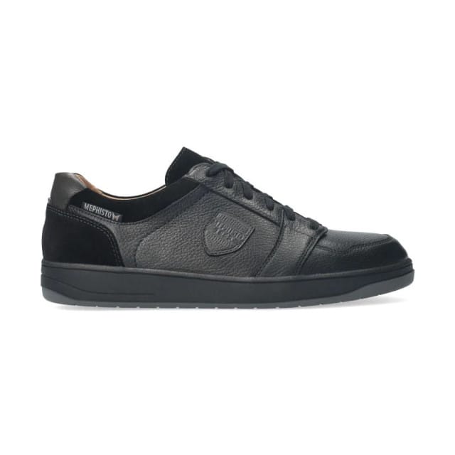 Mephisto Hugh - heren sneaker - Zwart - maat 41 (EU) 7.5 (UK)