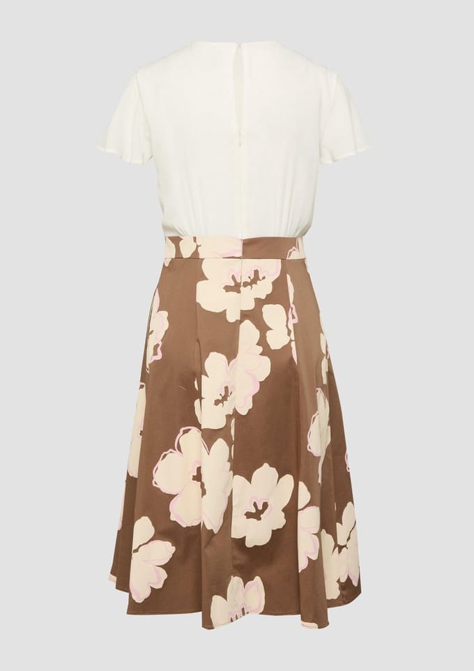 s.Oliver - female - Elegante shift jurk met popeline rok