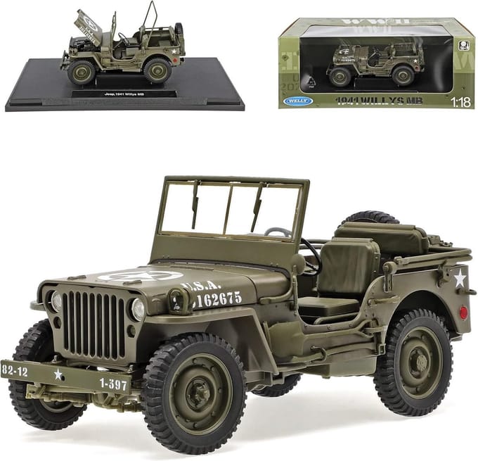 Jeep Willys MB 1941 - 1:18 - Welly