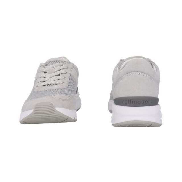 Gabor rollingsoft sensitive 66.897.40 - dames rollende wandelsneaker - Grijs - maat 37 (EU) 4 (UK)