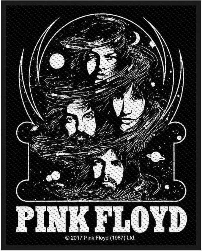 Pink Floyd - Cosmic Faces Patch - Zwart