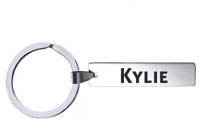 Sleutelhanger Met Naam - Kylie - RVS