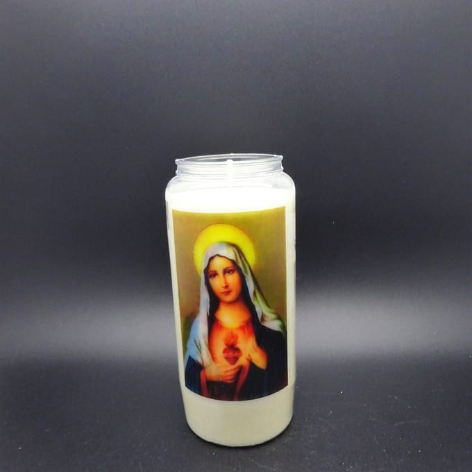 Noveenkaars Heilige Vrouw 020 - 6 dagen brander (5 stuks)
