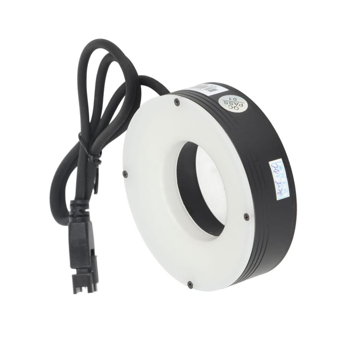 Lampe Annulaire LED pour Microscope Anneau Lumineux Haute Luminosité Illuminateur pour Caméra Binoculaire Stéréo