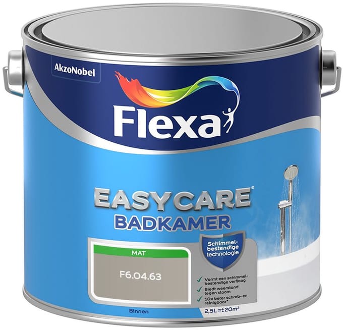 Flexa - Easycare Badkamer - F6.04.63 - Mengverf - 2,5 L