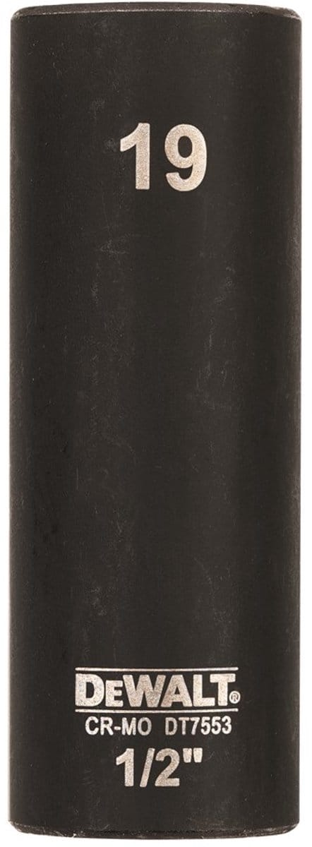 DeWALT DT7553 Krachtdop 1/2 lang | 19mm