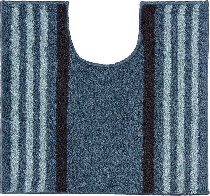 Casilin Lima WC-mat - 55 x 60 cm - Met uitsparing - Oceaanblauw
