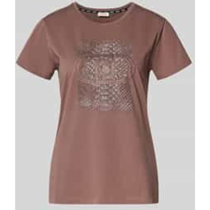 T-shirt met strass-steentjes