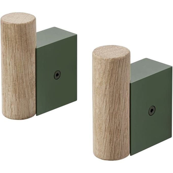 Muuto Attach Kapstokken (Set van 2) - groen
