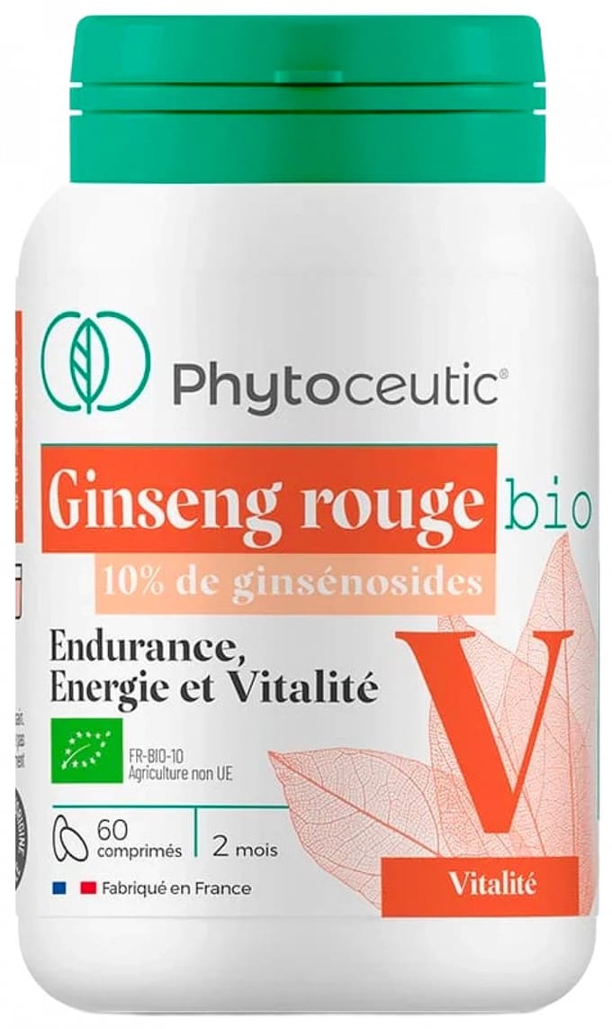 Phytoceutic Rode Ginseng Organic 60 Tabletten