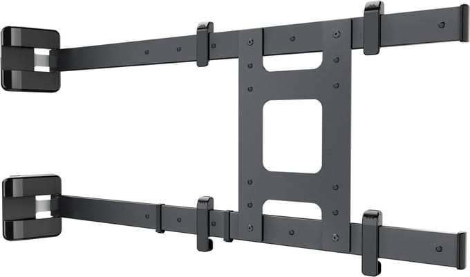 Meliconi - Flag TV, muurbeugel wendbaar, voor 49"-75" TV, zwart